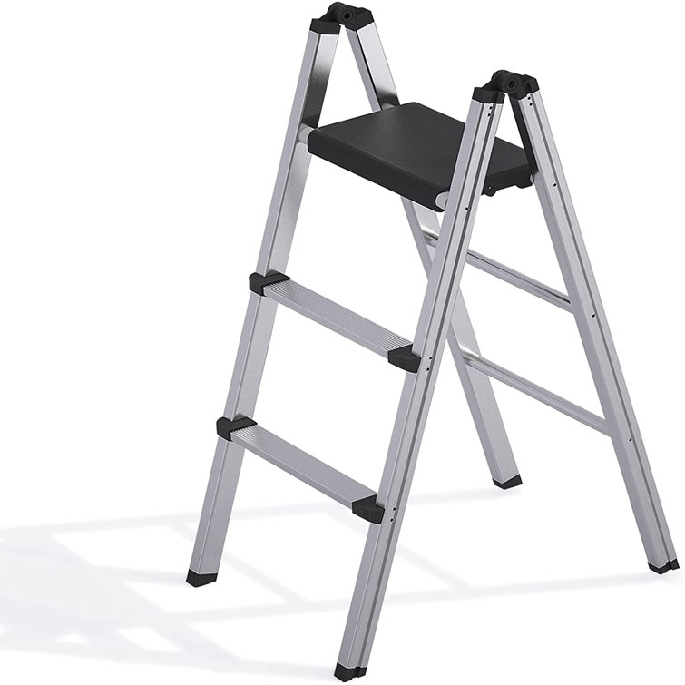 WFX Utility™ Kitchen Collapsible Ladder, 3Step Collapsible Ladder